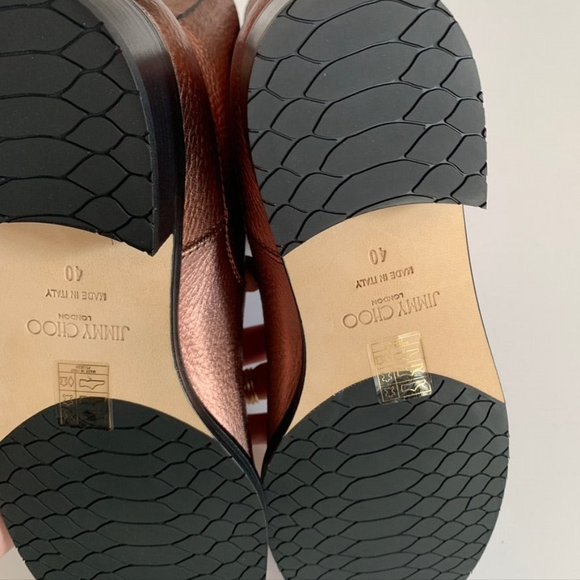 Jimmy Choo Dondo boot Metallic leather size 40 - Picture 6 of 8